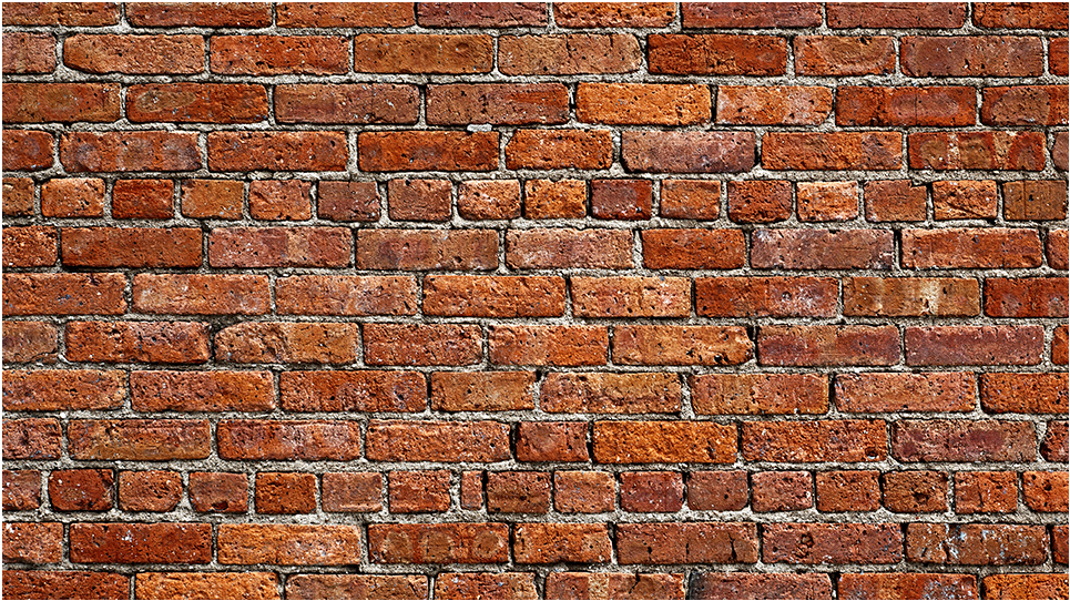 Aging brick wall