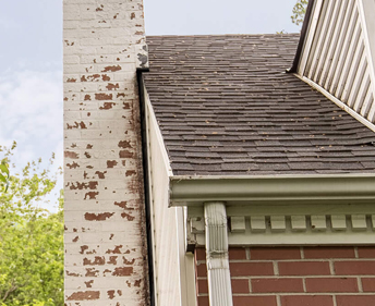 Chimney separating from home