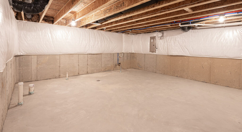 Water Proofed Basement